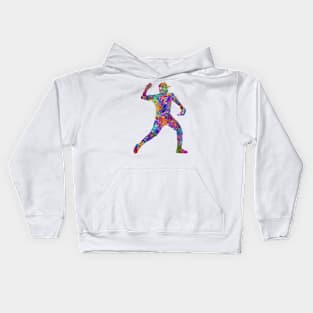 Baseball player Kids Hoodie